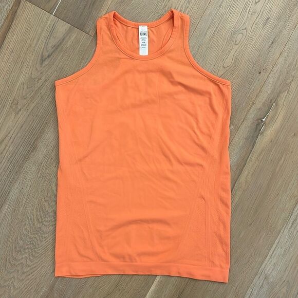 Athleta Girl Orange Tank Top Large (L/12) - Picture 1 of 3